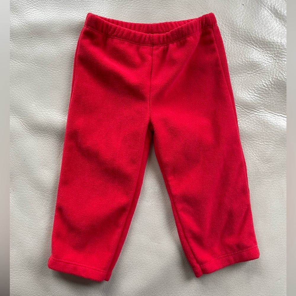 4/$20💥NEW Fleece Pants Sweatpants, Bright Red, Warm & Cozy, Unisex